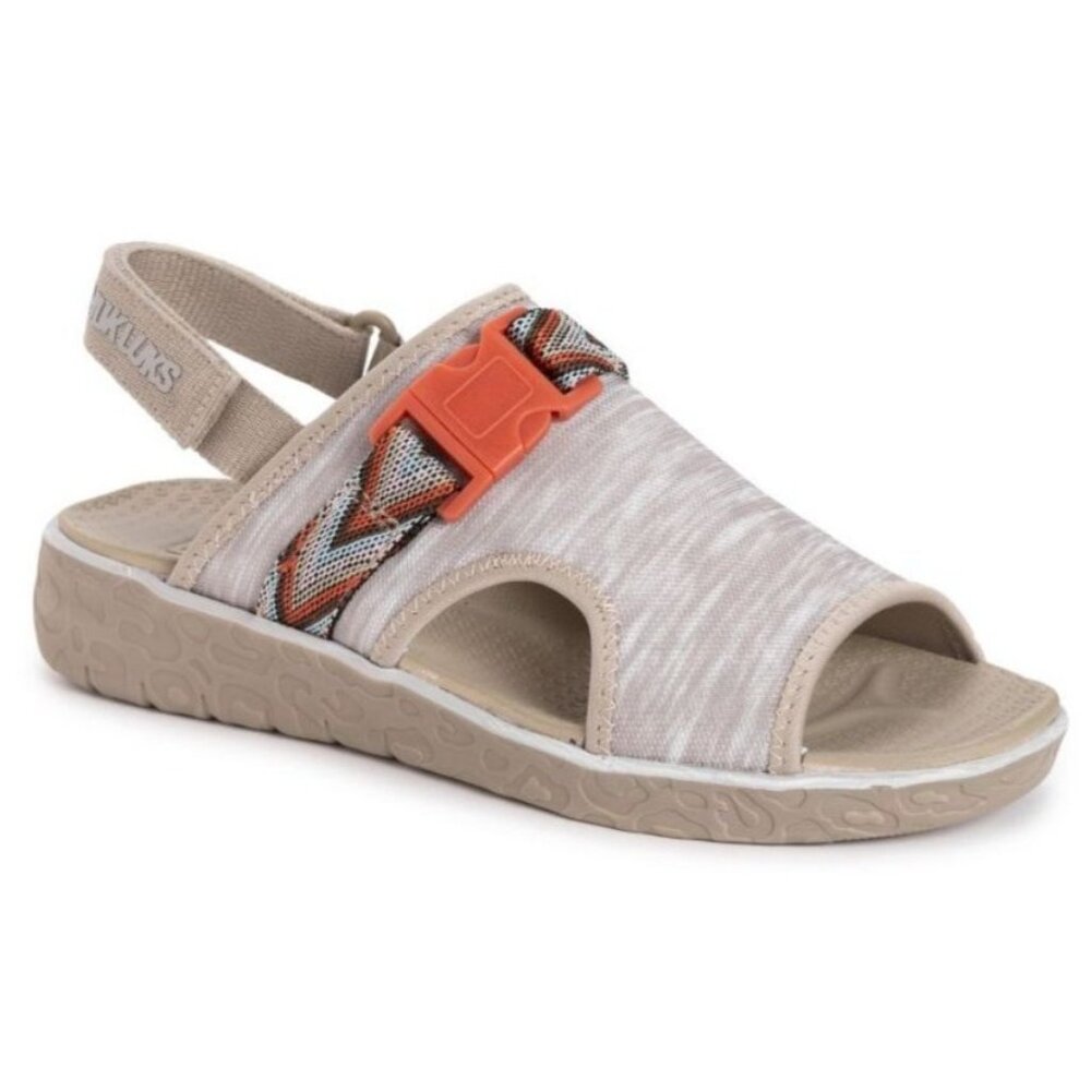 MUK LUKS Women's Clay Boardwalk Parade Microfiber Slingback Mule Sandal Size 9 - Picture 4 of 16
